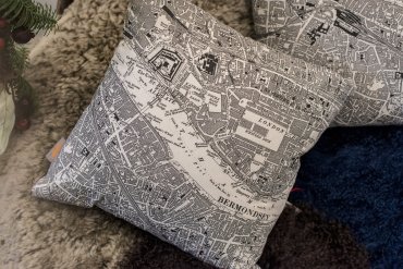 Lovely and British Pillow - Daniel Cobb - Locally grown