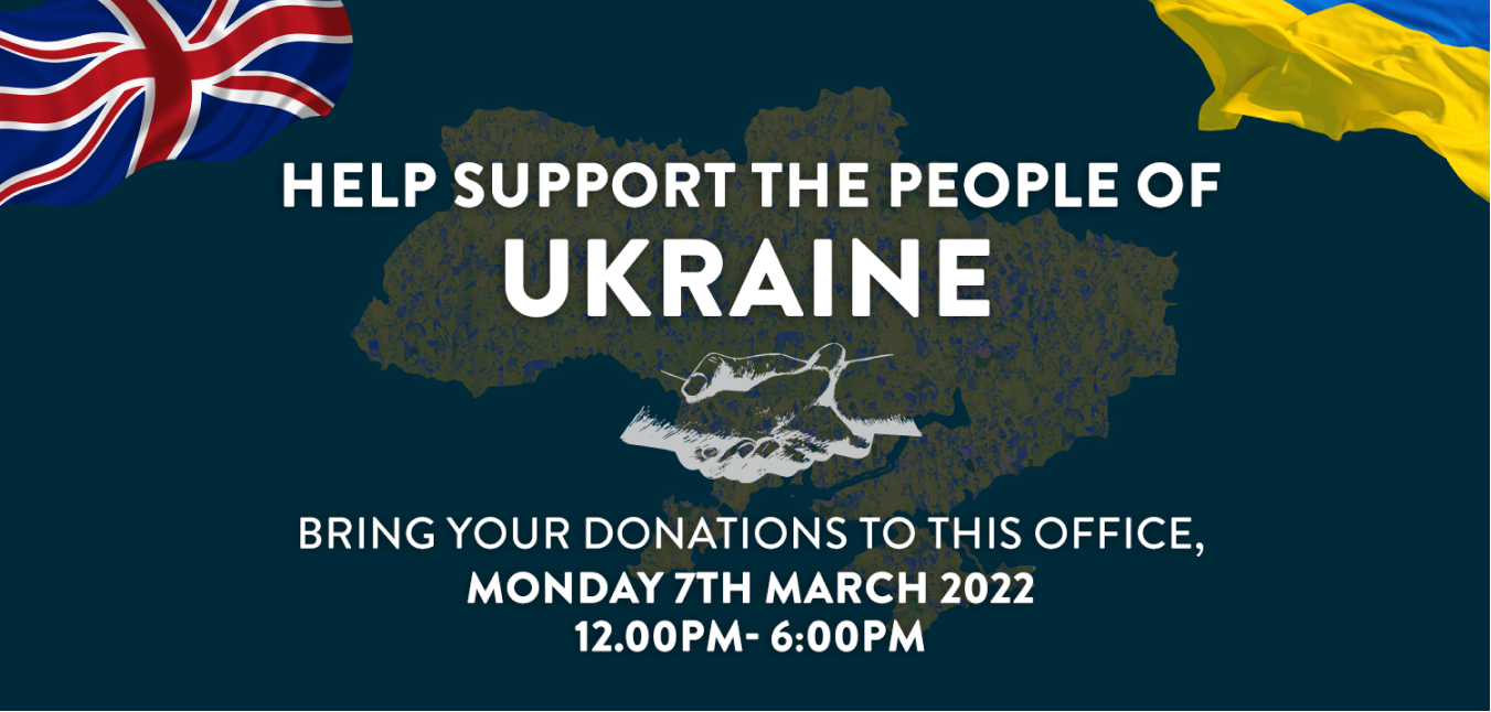 Our urgent plea to help the people of Ukraine