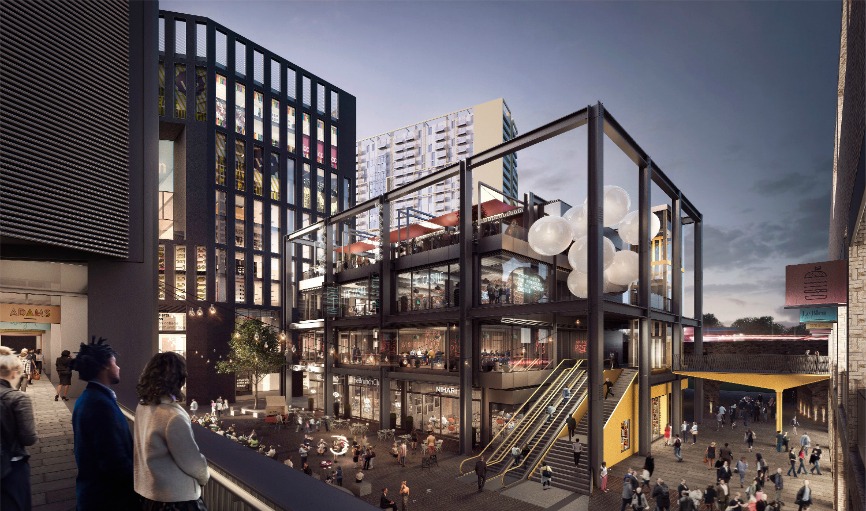 The town centre near the deluxe Elephant & Castle properties will house a Sainsbury’s store and numerous retail outlets