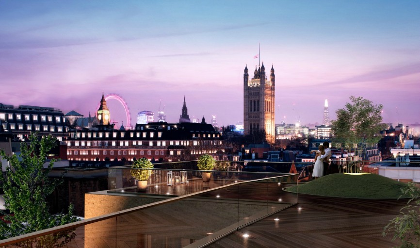roof terrace Westminster