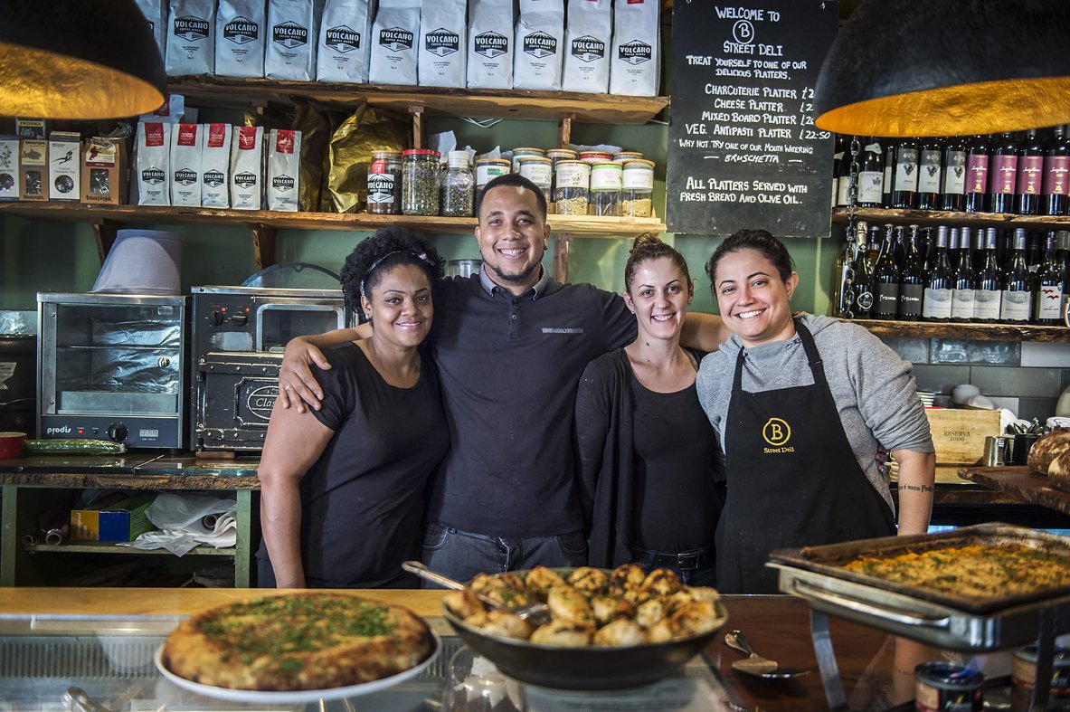 B Street Deli counter team - Daniel Cobb - Locally grown