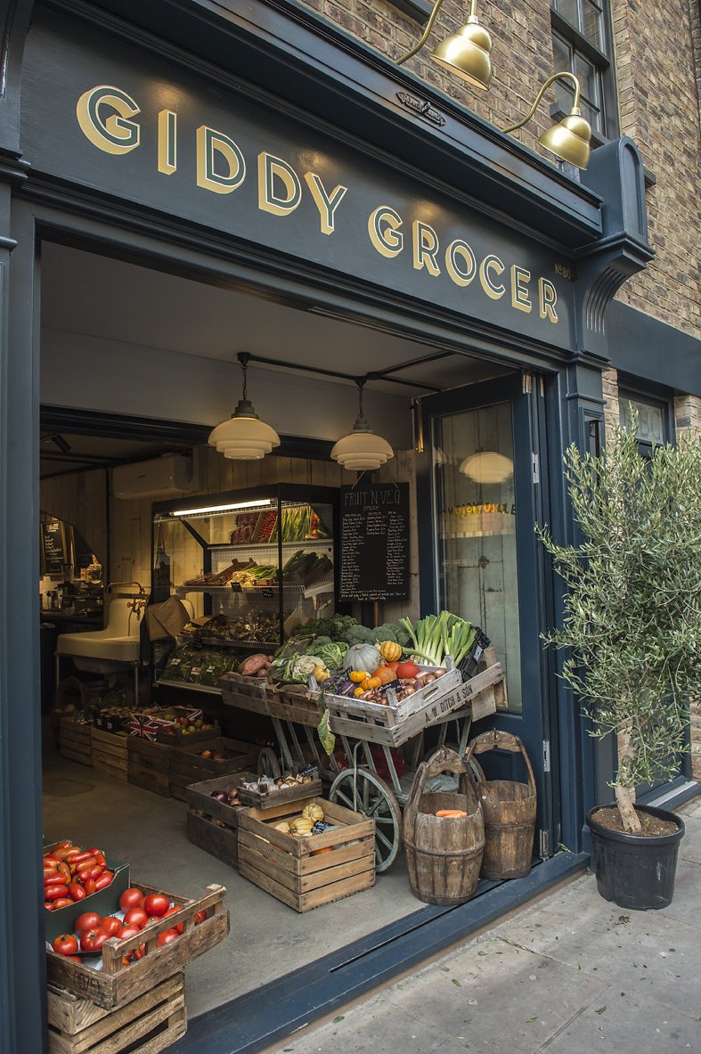 giddy grocer store front close up - Daniel Cobb - Locally grown