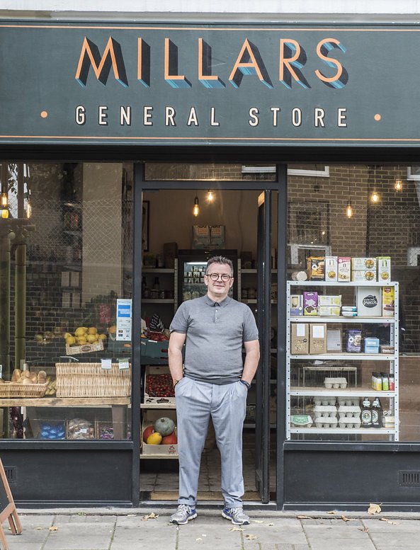 millars general store owner store front close up - Daniel Cobb - Locally grown